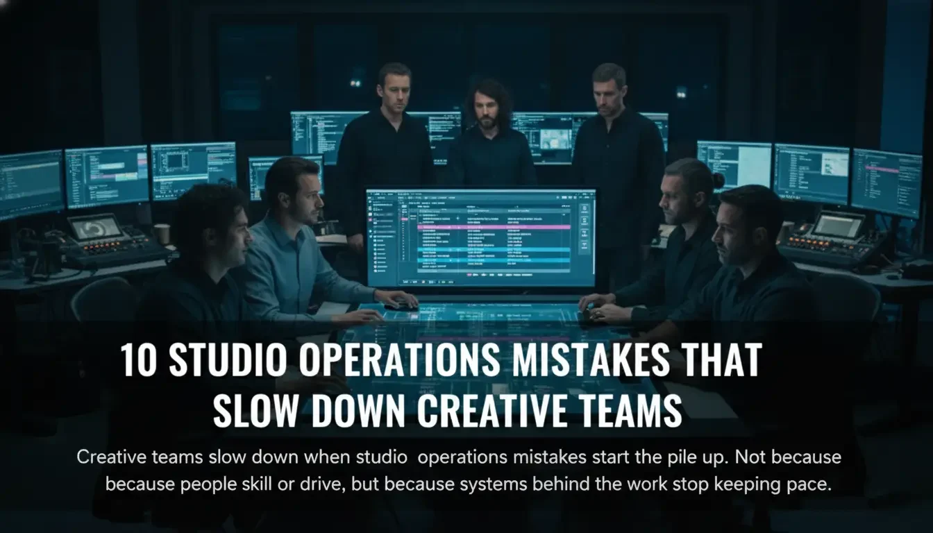10 Studio Operations Mistakes That Slow Down Creative Teams