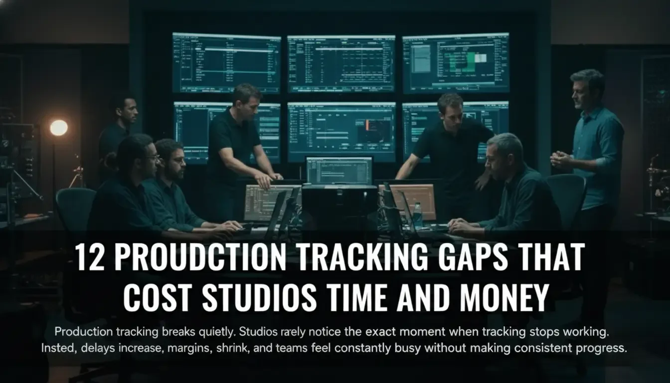12 Production Tracking Gaps That Cost Studios Time and Money