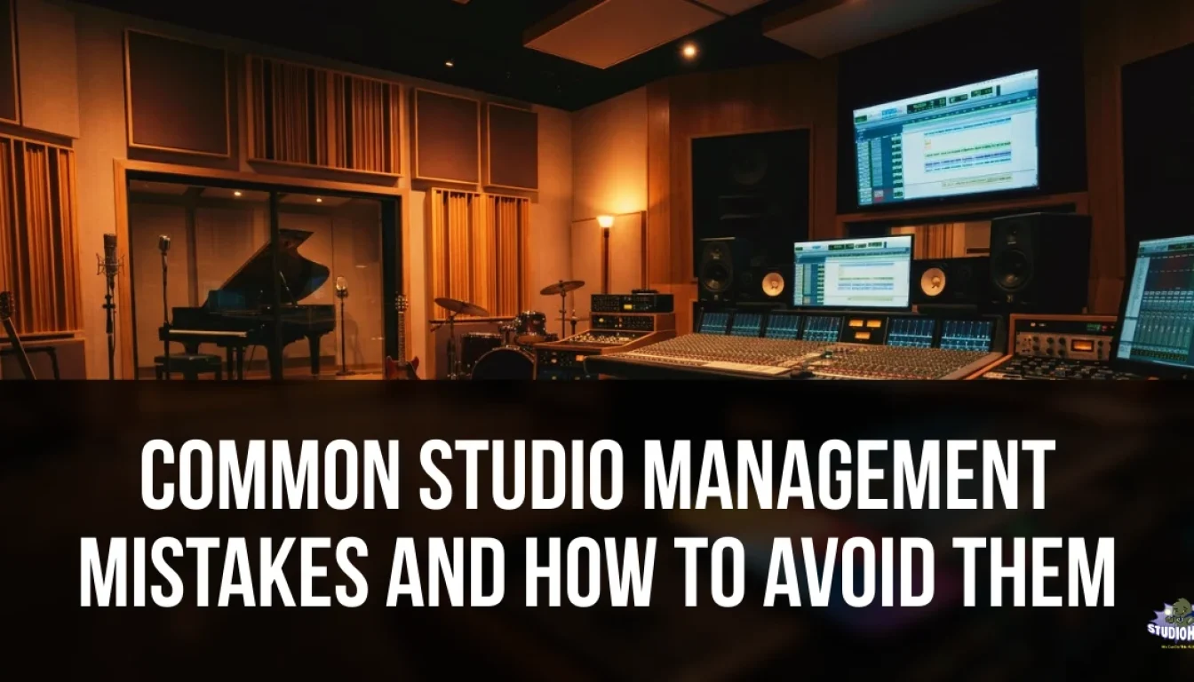 Gemini said Common studio management mistakes and how to avoid them in recording and production studios, illustrating the need for efficient studio operations, scheduling, and equipment tracking software by Studio Hero.