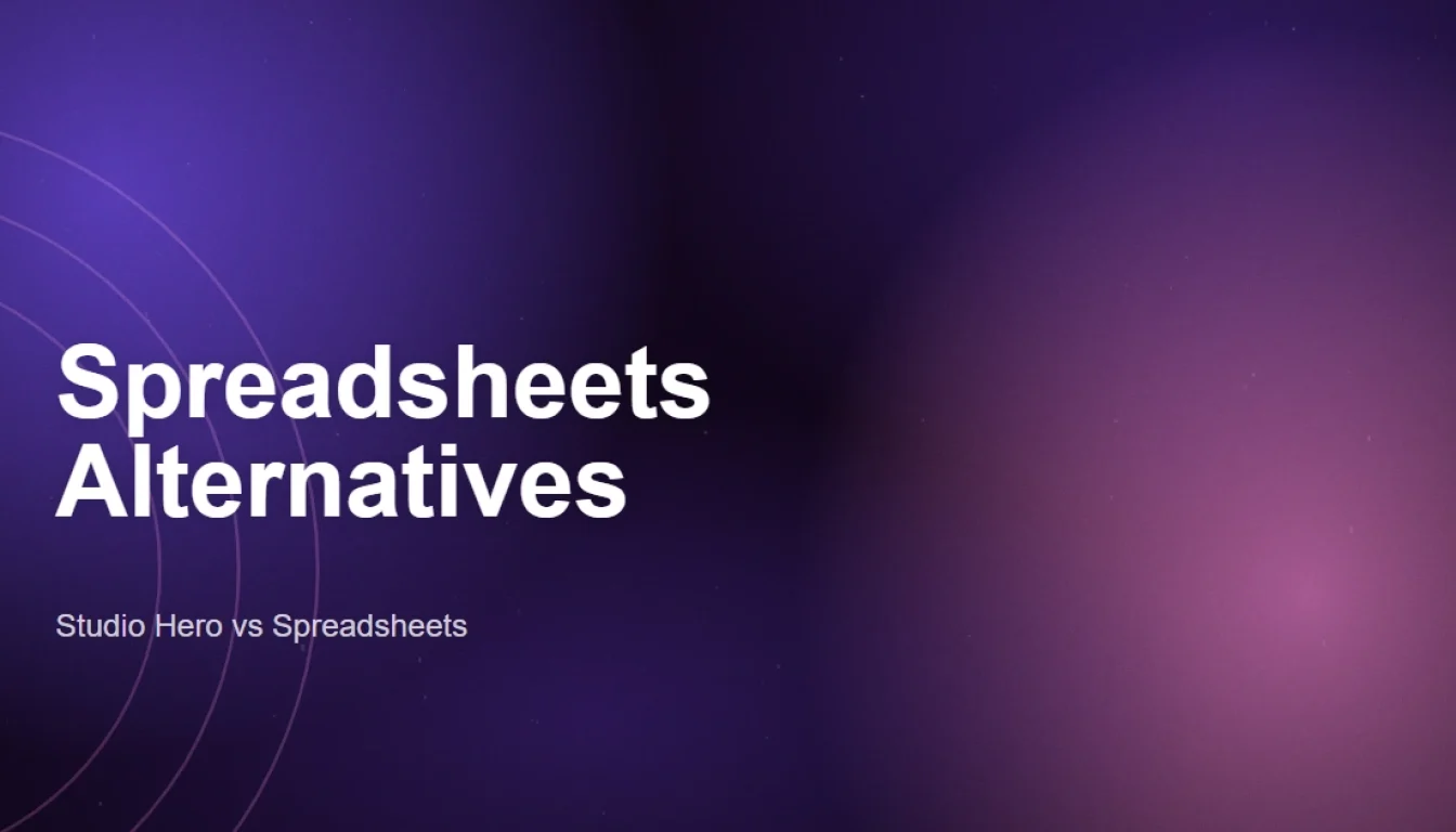 Spreadsheet alternatives image